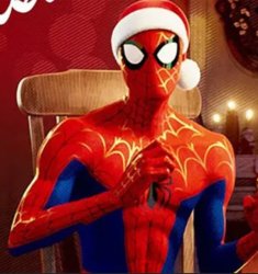 Christmas spiderman Meme Template