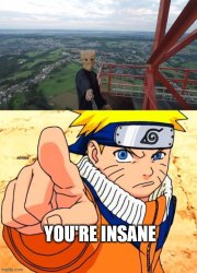 Naruto meet paper bag head climber Meme Template
