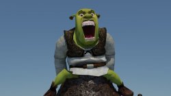 Shrek taking a shit Meme Template