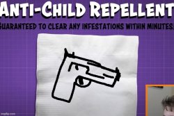 anti-child repellent Meme Template