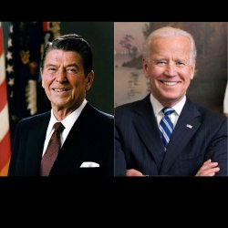 Biden Reagan Meme Template