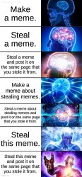 Repost Meme Template