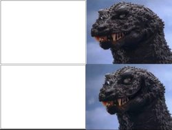 GODZILLA (GMK) HOTLINE Meme Template