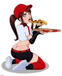 Pizza Girl Meme Template