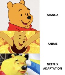 Manga anime Netflix adaptation Meme Template