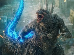 Godzilla About to Unleash Atomic Breath Meme Template