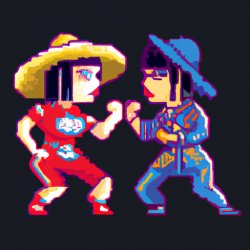 Chinese and Mexican woman fighting Meme Template
