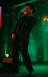 Singer Gibran Singing, Performing at a Concert Meme Template