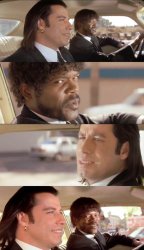 Pulp Fiction Royal With Cheese Meme Template