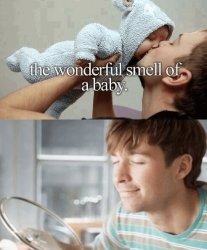 Baby smell Meme Template