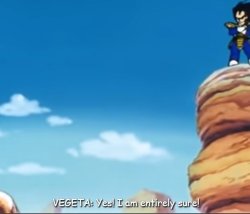 Vegeta "Yes I am entirely sure!" Meme Template