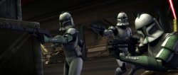 41st elite corps clone troopers fighting Meme Template