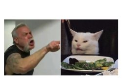 old man yelling at smudge Meme Template