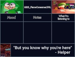 Idk's revived D&B Announcement Template Meme Template
