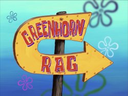 Greenhorn Rag title card Meme Template