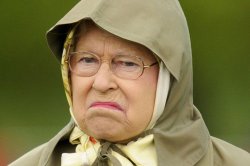 grumpy Queen Meme Template