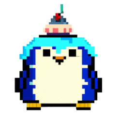 Cute silly penguin Meme Template
