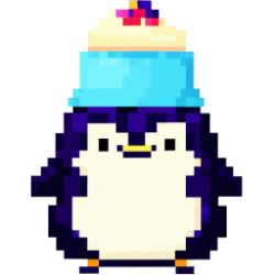 Blueberry Penguin Meme Template