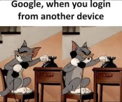 Google login Meme Template