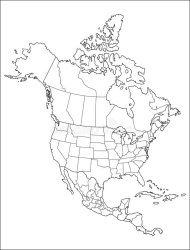 The Map of North America Meme Template