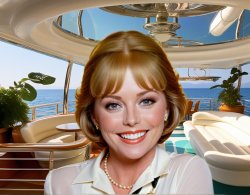 Lauren Tewes on the Love Boat Meme Template