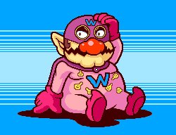 Wario Man sitting Meme Template