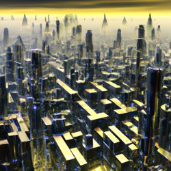 Futuristic city Meme Template