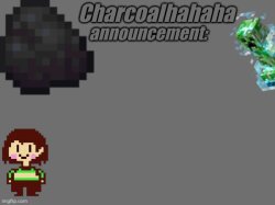 Charcoalhahaha Announcement Template Meme Template