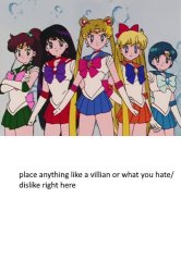 Inner Sailor Scouts Vs Blank Meme Meme Template