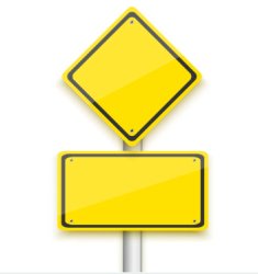 yellow road signs Meme Template