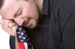 Patriotic Man Crying Meme Template