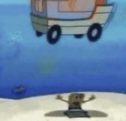 Low quality sponge Meme Template