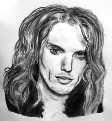 Jamie Campbell-Bower drawing Meme Template