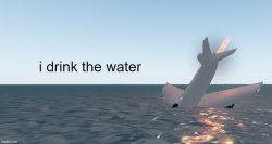 i drink the water Template Meme Template