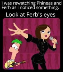 Ferb eyes Meme Template