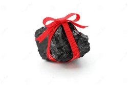 Coal with ribbon Meme Template