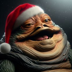 Merry Jabba Christmas Meme Template