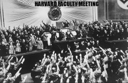 Harvard Faculty Meeting Meme Template