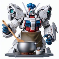 Gundam cook something Meme Template