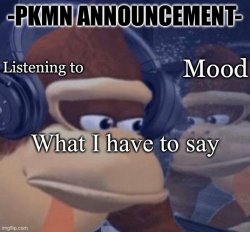 PKMN announcement Meme Template
