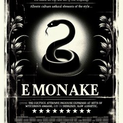 A poster for a movie called Emosnake Meme Template