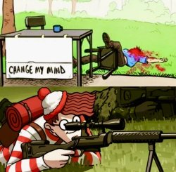 Waldo Sniper Meme Template