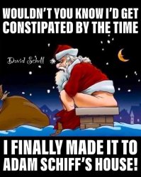 Constipated Santa Christmas Meme Template