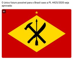 O único futuro possível para o Brasil caso a PL 4425/2020 Meme Template