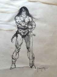 Conan the Barbarian drawing Meme Template