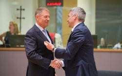 Klaus Iohannis and Karl Nehammer Meme Template