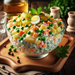 Russian Olivier salad Meme Template
