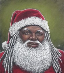 Black Santa Claus Meme Template
