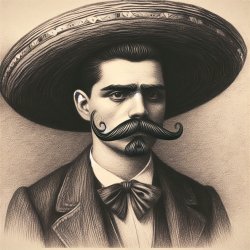 A man with a mustache wearing a sombrero. Meme Template