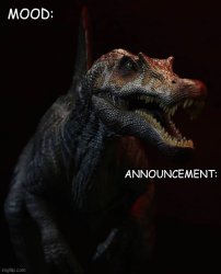JPSpinosaurus template 7 Meme Template